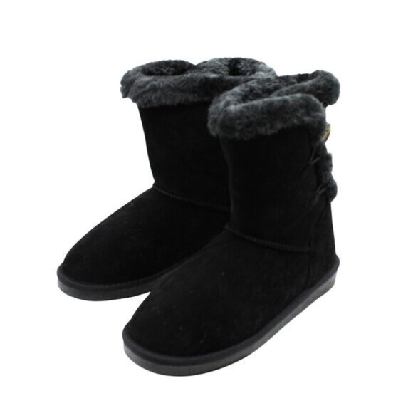 Marty Womens Faux Suede Cold Weather Winter & Snow Boots - Picture 3 of 7